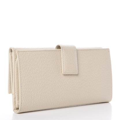 Gucci Calfskin Studded Soho Continental Wallet White 3 of 26