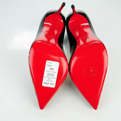 Christian Louboutin Patent Degrade Leopard Pigalle Follies 100 Pumps 39.5 Leopard Black 5 of 8