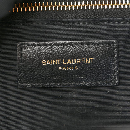 Saint Laurent Lambskin Matelasse Monogram Joe Backpack Black 6 of 10