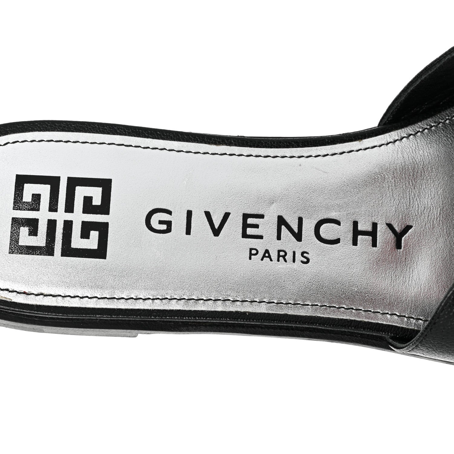 Givenchy Goatskin 4G Flat Sandals 40 Black 9 of 9