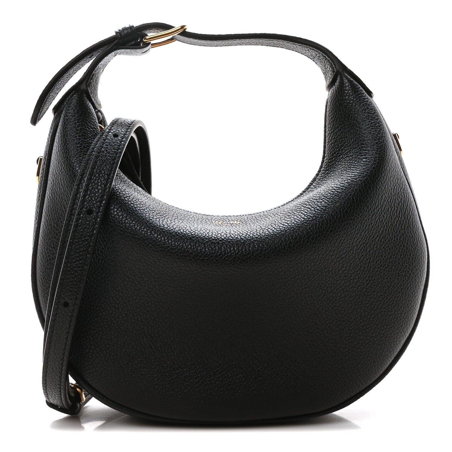 Celine Supple Grained Calfskin Teen Lulu Shoulder Bag Black 1 of 9