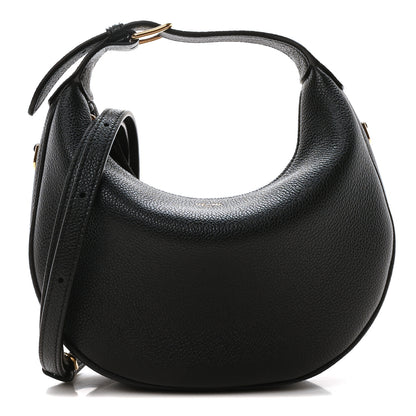 Celine Supple Grained Calfskin Teen Lulu Shoulder Bag Black 1 of 9
