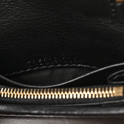 Gucci Roxy Calfskin Medium Blondie Chain Wallet Black 7 of 10