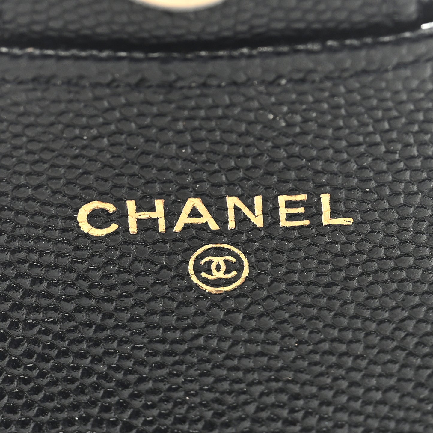 Caviar Quilted Mini Chain Belt Bag Black