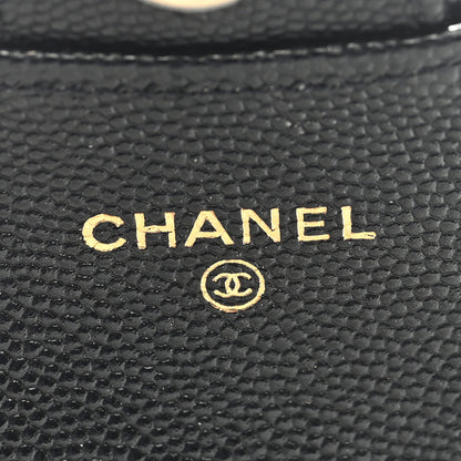 Chanel Caviar Quilted Mini Chain Belt Bag Black 6 of 10