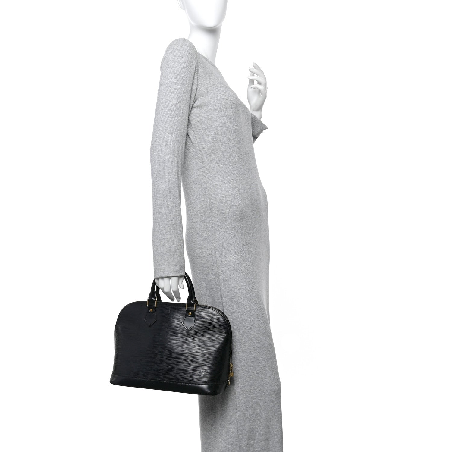 Louis Vuitton Epi Alma PM Black 2 of 12