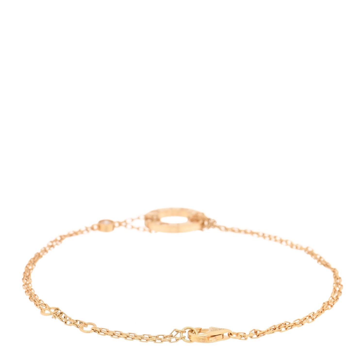 Cartier 18K Yellow Gold Diamond Love Bracelet 2 of 3