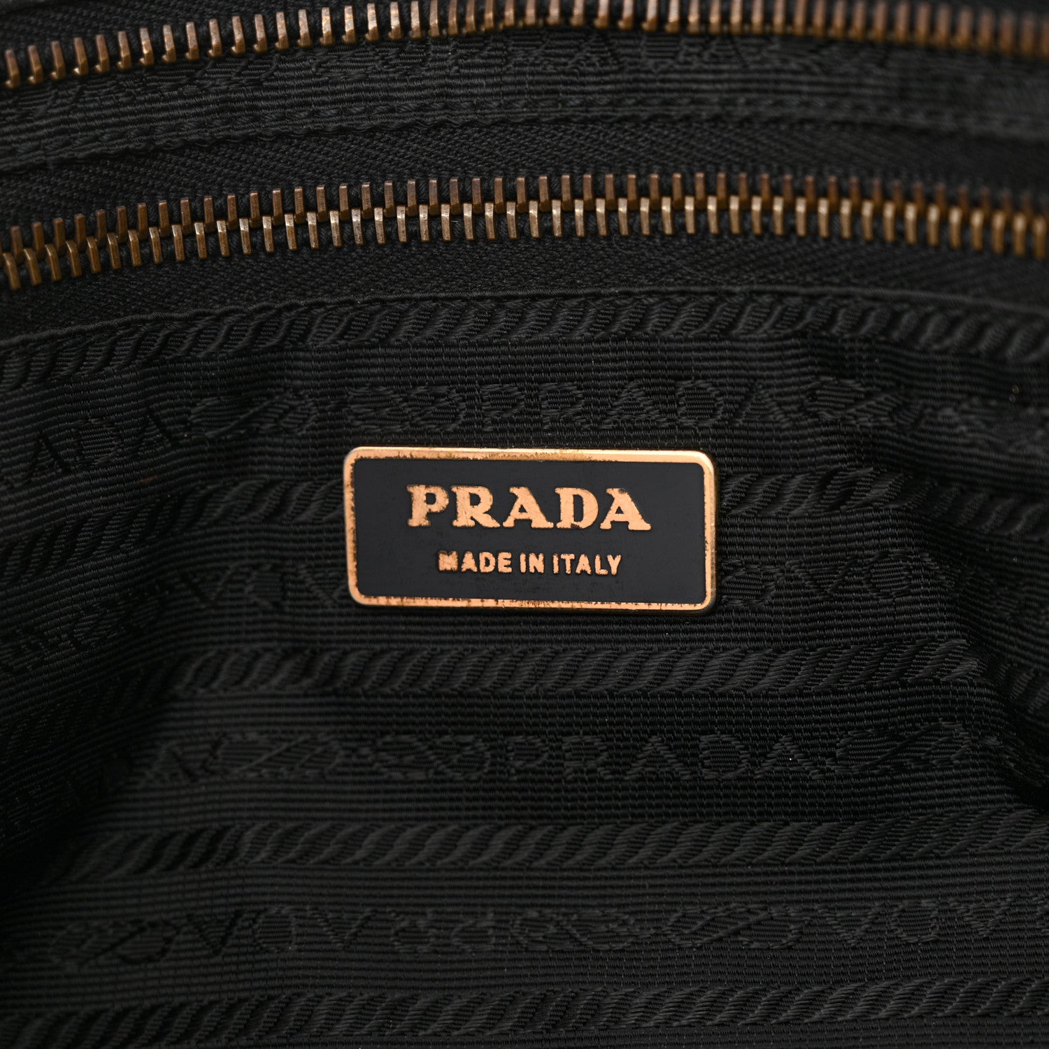Prada Tessuto Nylon Vitello Daino Flat Shoulder Bag Black 6 of 10