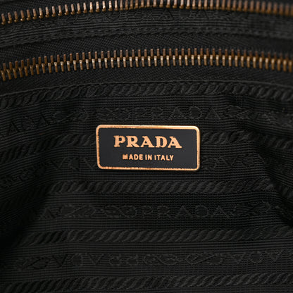 Prada Tessuto Nylon Vitello Daino Flat Shoulder Bag Black 6 of 10