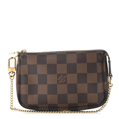Louis Vuitton Damier Ebene Mini Pochette Accessories 1 of 9