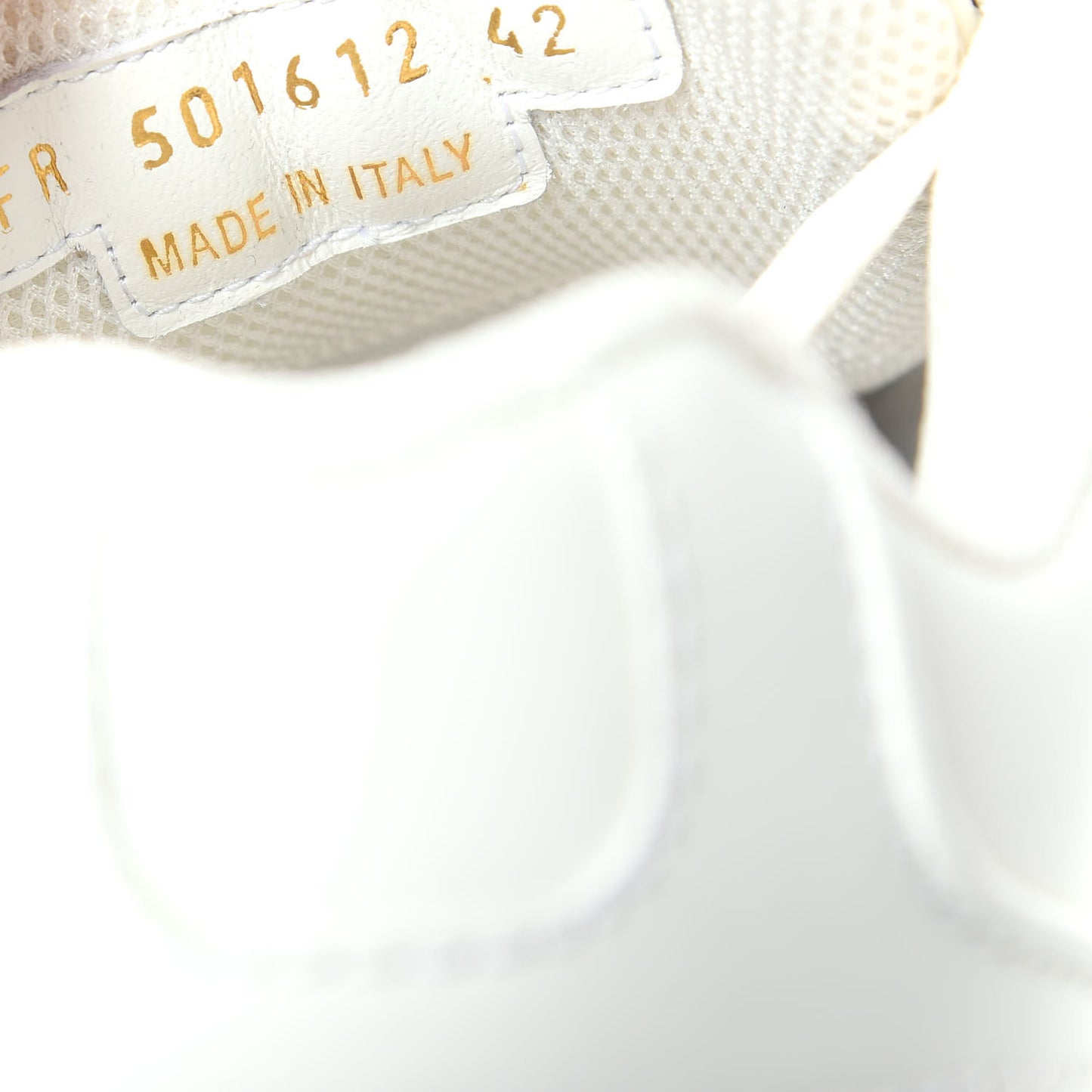 Calfskin Jump Low Top Sneakers 42 Optic White