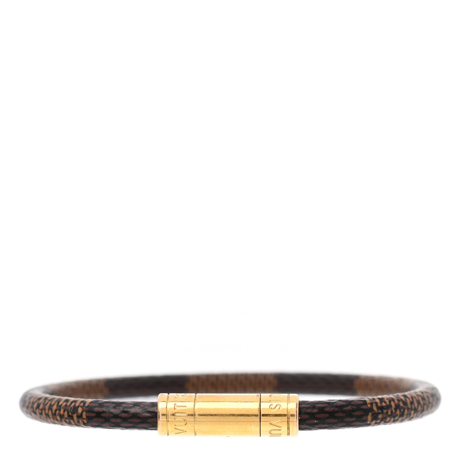 Louis Vuitton Damier Ebene Keep It Bracelet 19 1 of 7