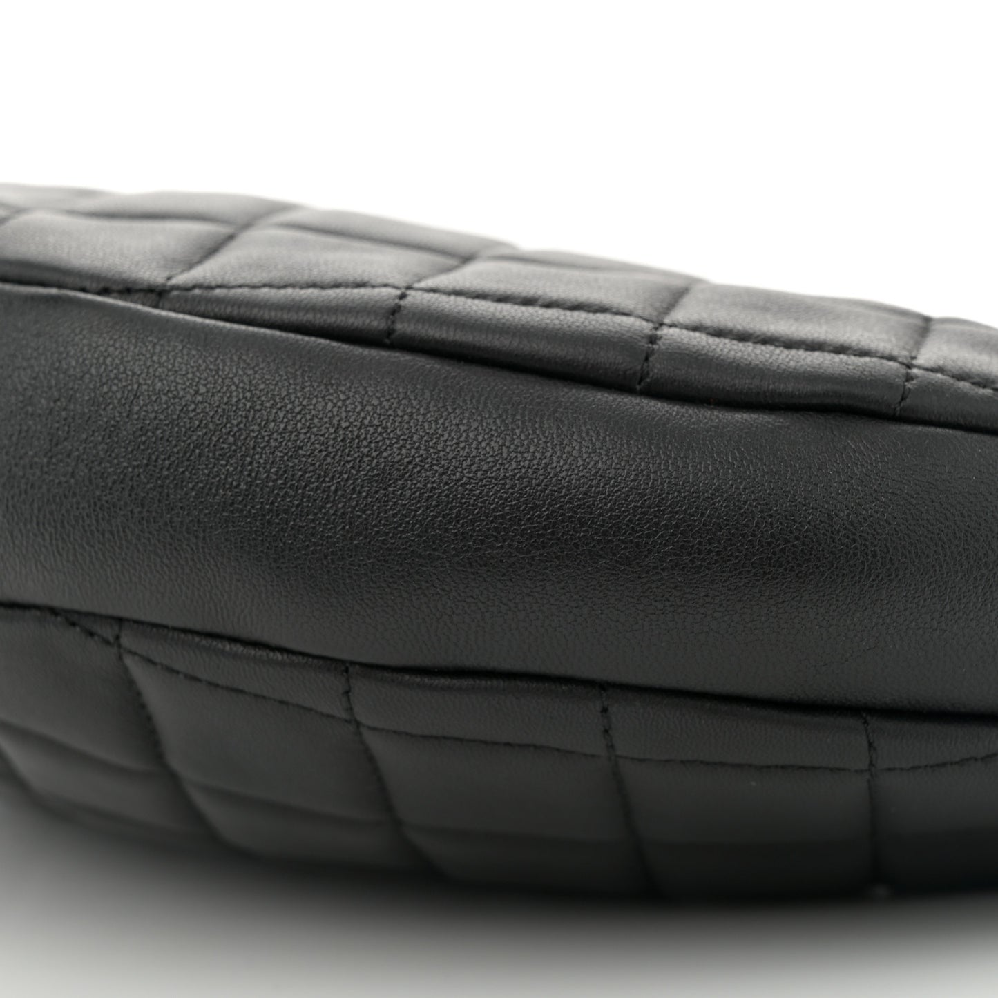 Lambskin Quilted All About Chains Hobo Black