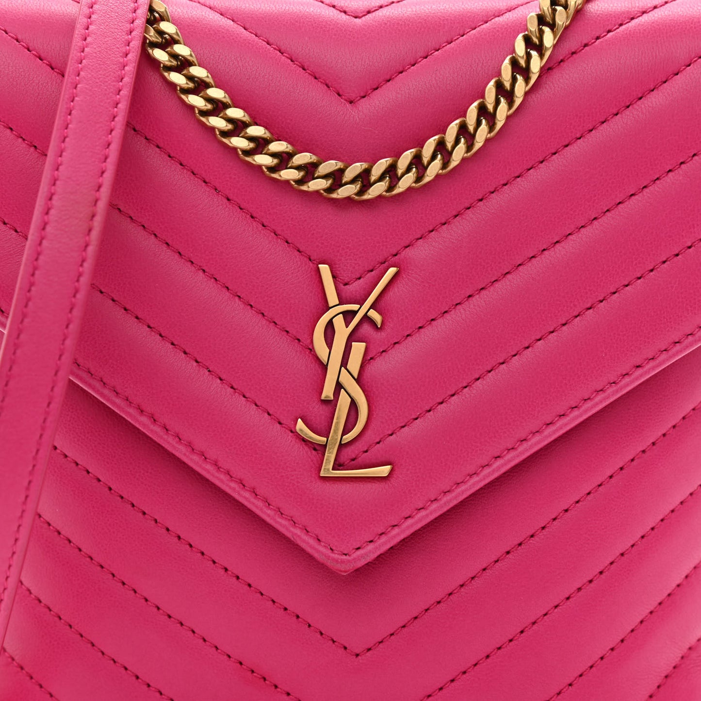 Lambskin Quilted Double Flap Bag Pink