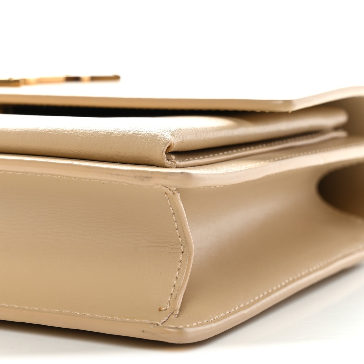 Smooth Calfskin Medium Monogram Sunset Satchel Satchel Avorio