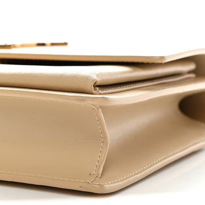 Saint Laurent Smooth Calfskin Medium Monogram Sunset Satchel Satchel Avorio 10 of 10