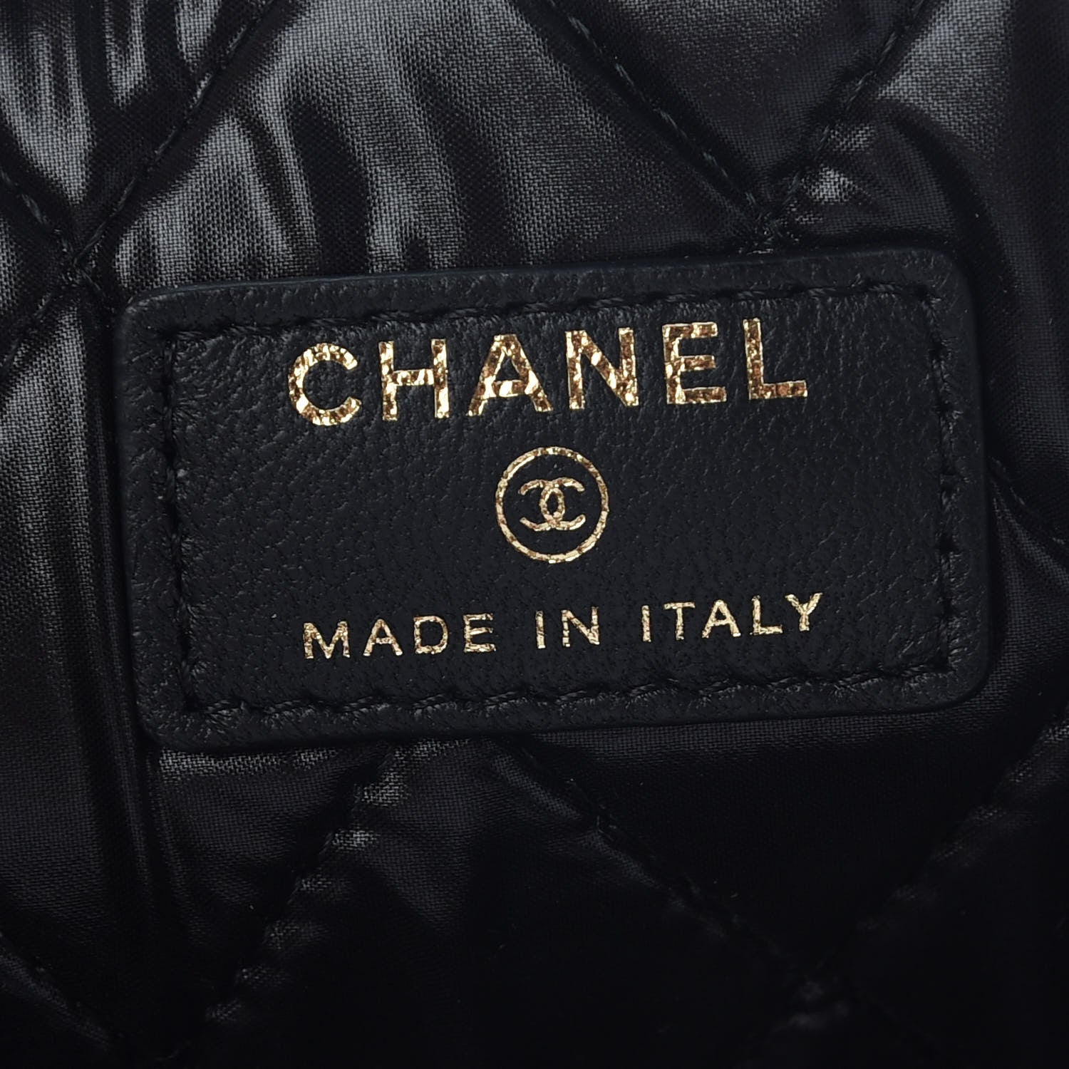 Chanel Lambskin Bi Quilted Large Cosmetic Case Black 5 of 8