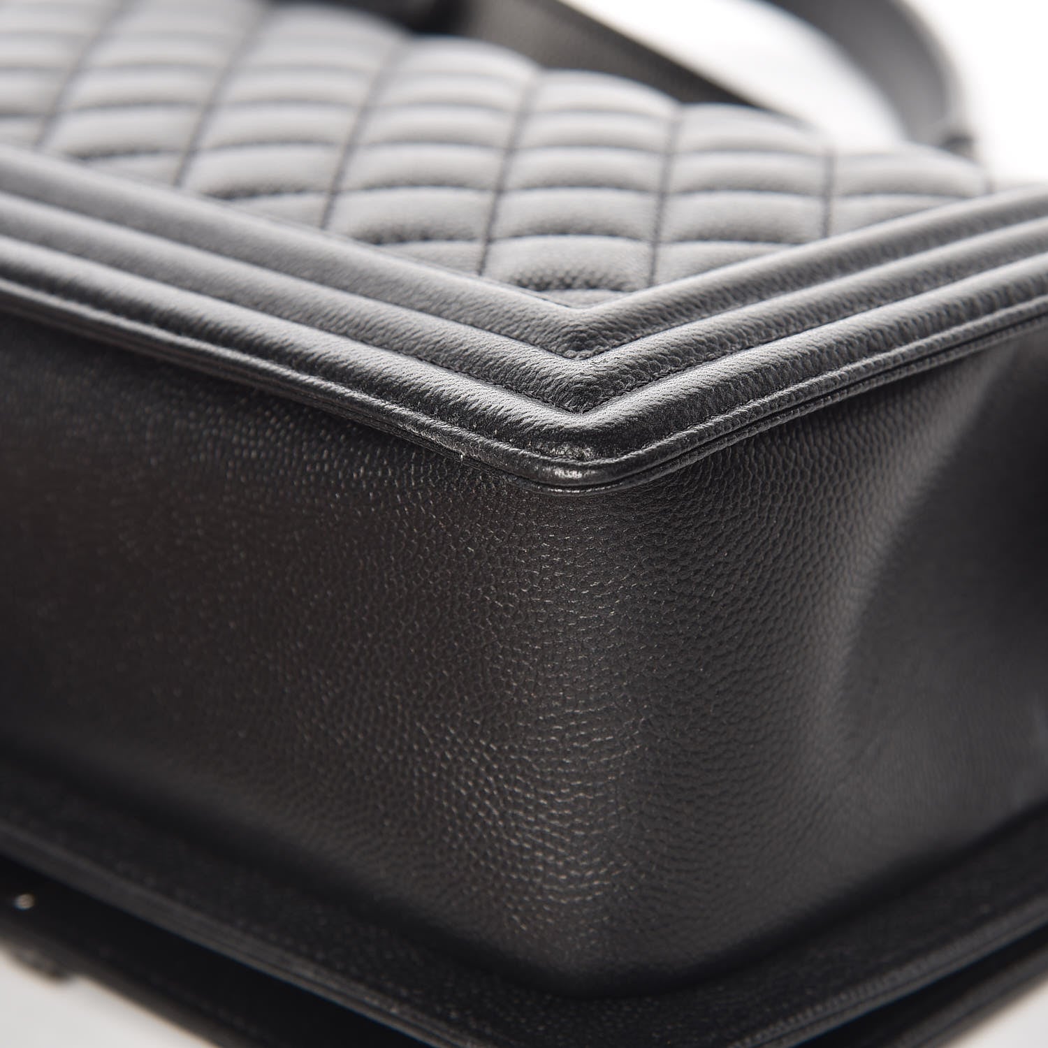 Chanel Caviar Quilted Medium Boy Flap So Black 10 of 11