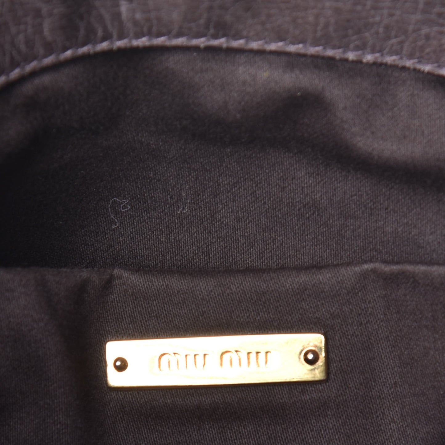 Vitello Lux Mini Bow Bag Fumo