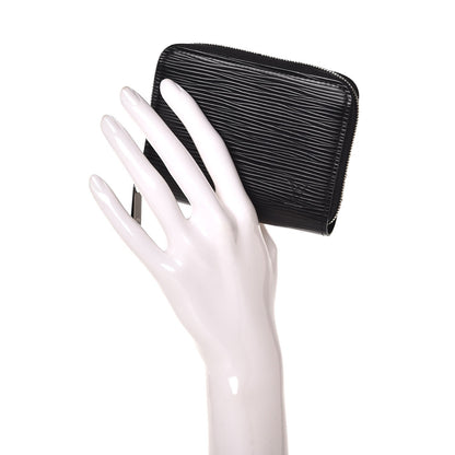 Louis Vuitton Epi Zippy Coin Purse Black 2 of 9