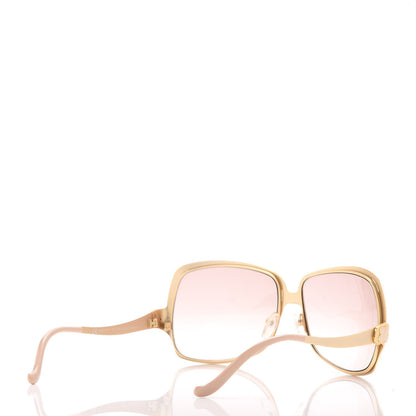 Balenciaga Oversized Sunglasses Gold 3 of 8