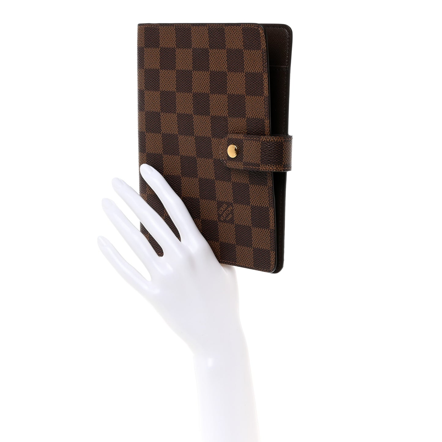 Damier Ebene Medium Ring Agenda Cover