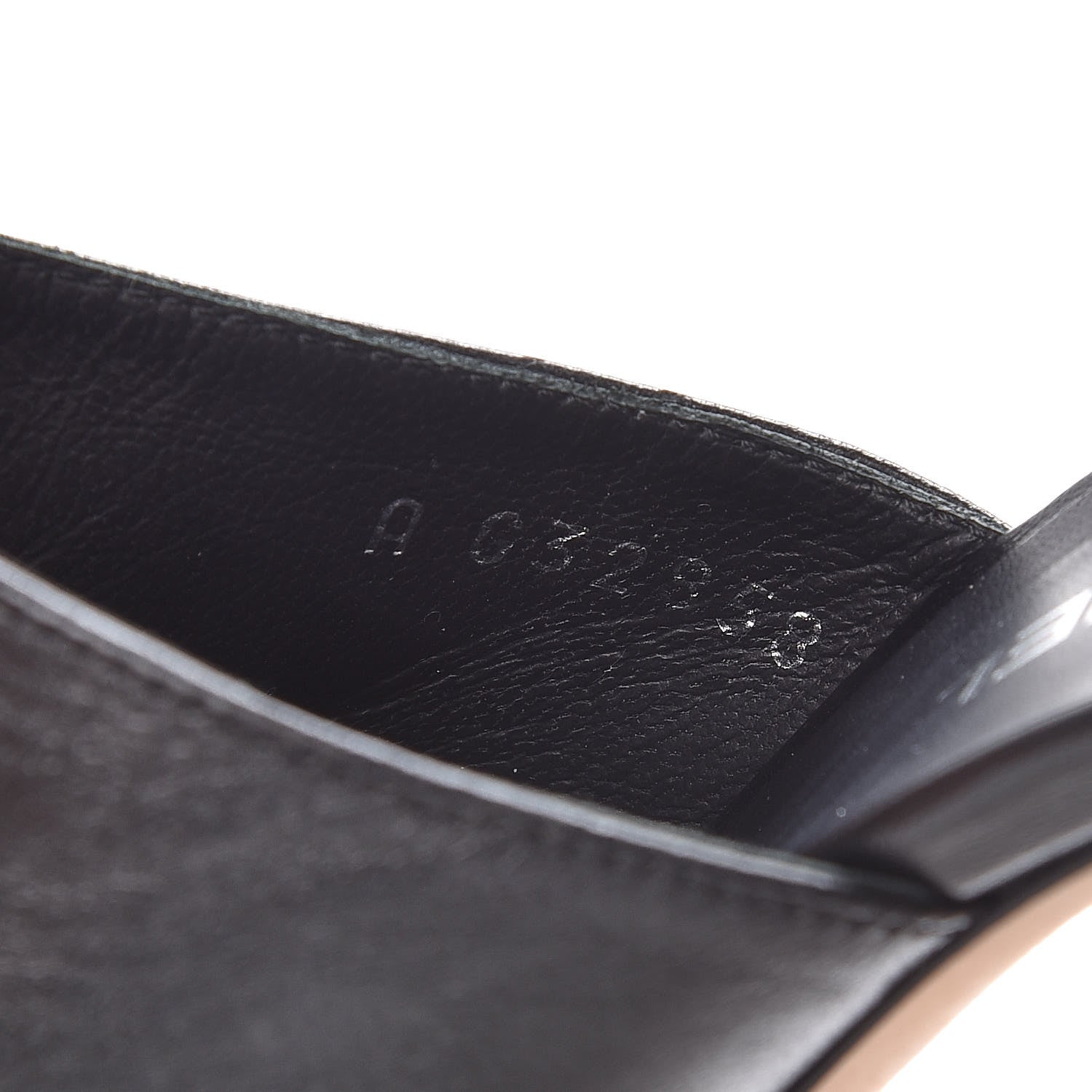Chanel Lambskin Cap Toe CC Mules 38 Black 10 of 14