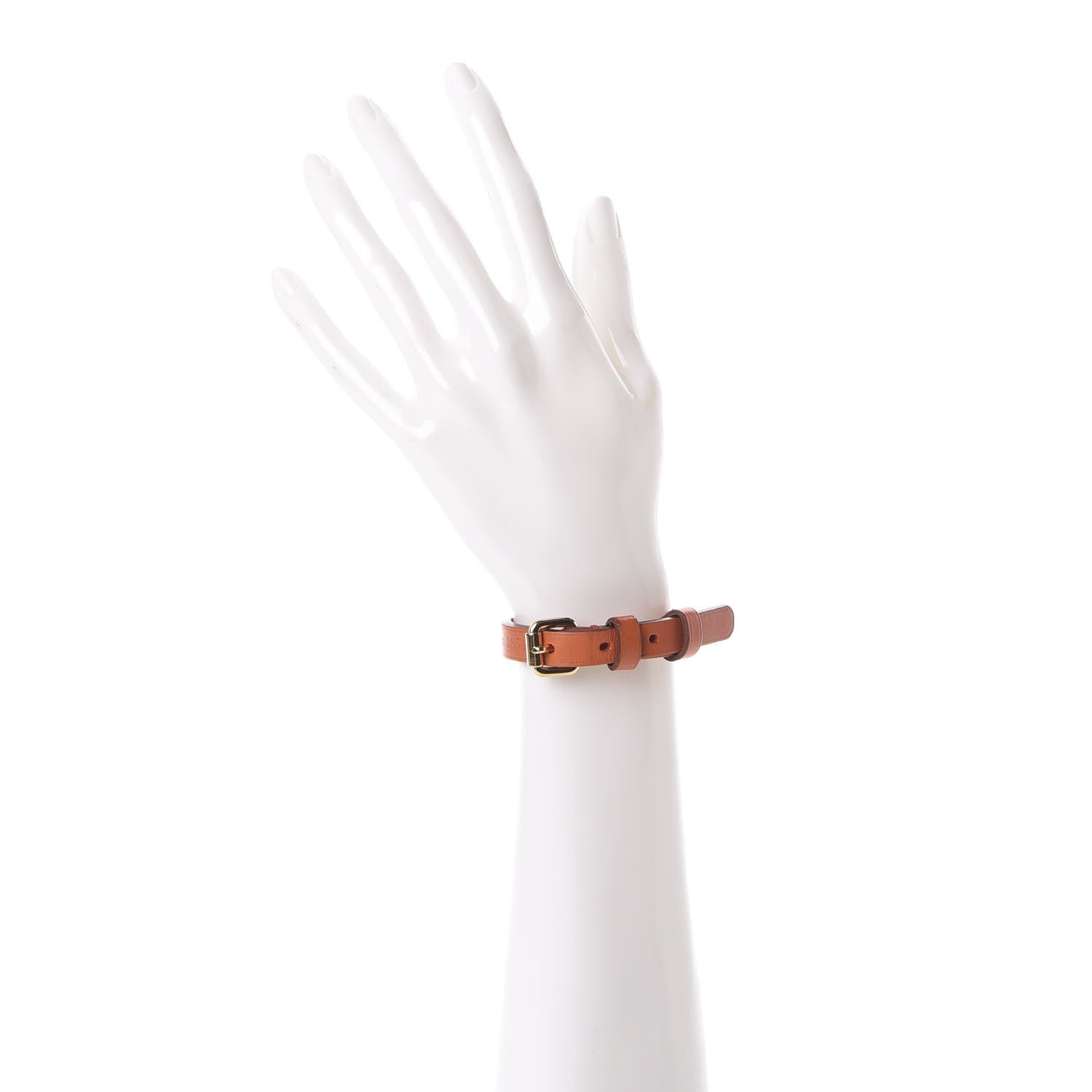 Louis Vuitton Calfskin Stamp It Bracelet 17 Piment 6 of 6