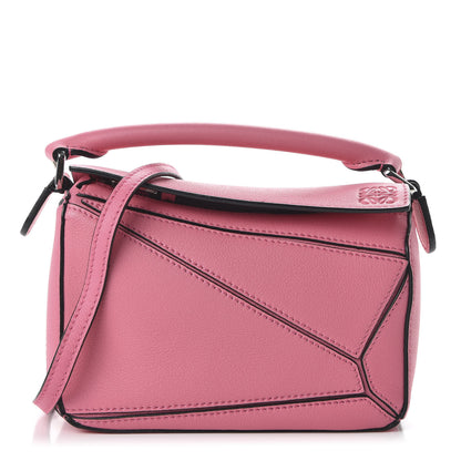 Loewe Calfskin Mini Puzzle Bag Wild Rose 1 of 10