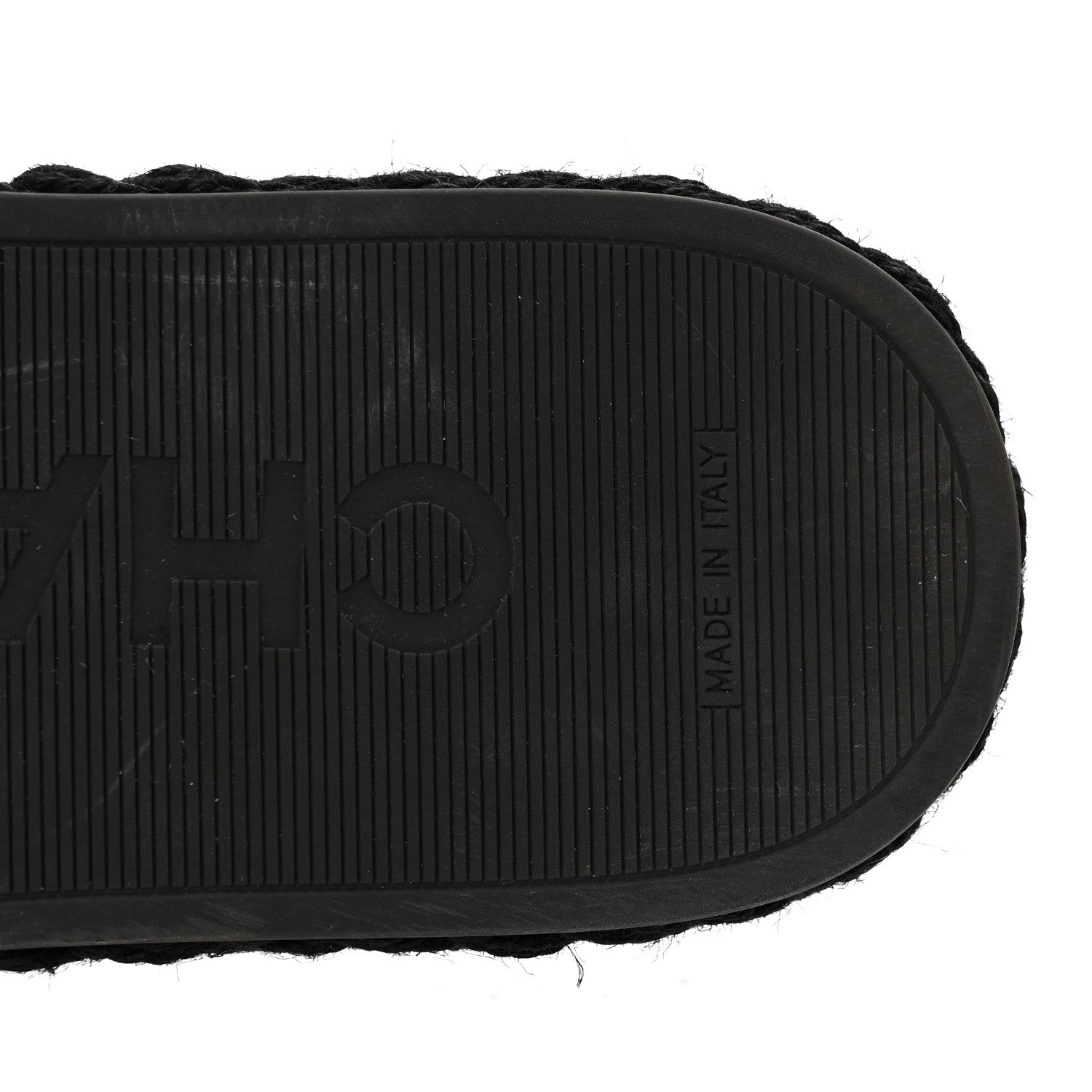 Chanel Cord Braided CC Mules 41 Black 8 of 11