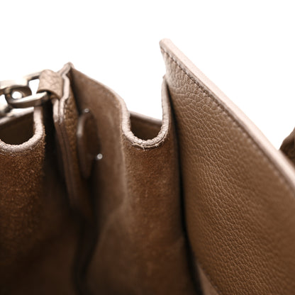 Saint Laurent Grained Calfskin Nano Supple Sac De Jour Taupe 13 of 14