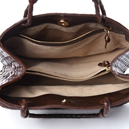 Bottega Veneta Nappa Intrecciato Woven Tote Ebano 5 of 24