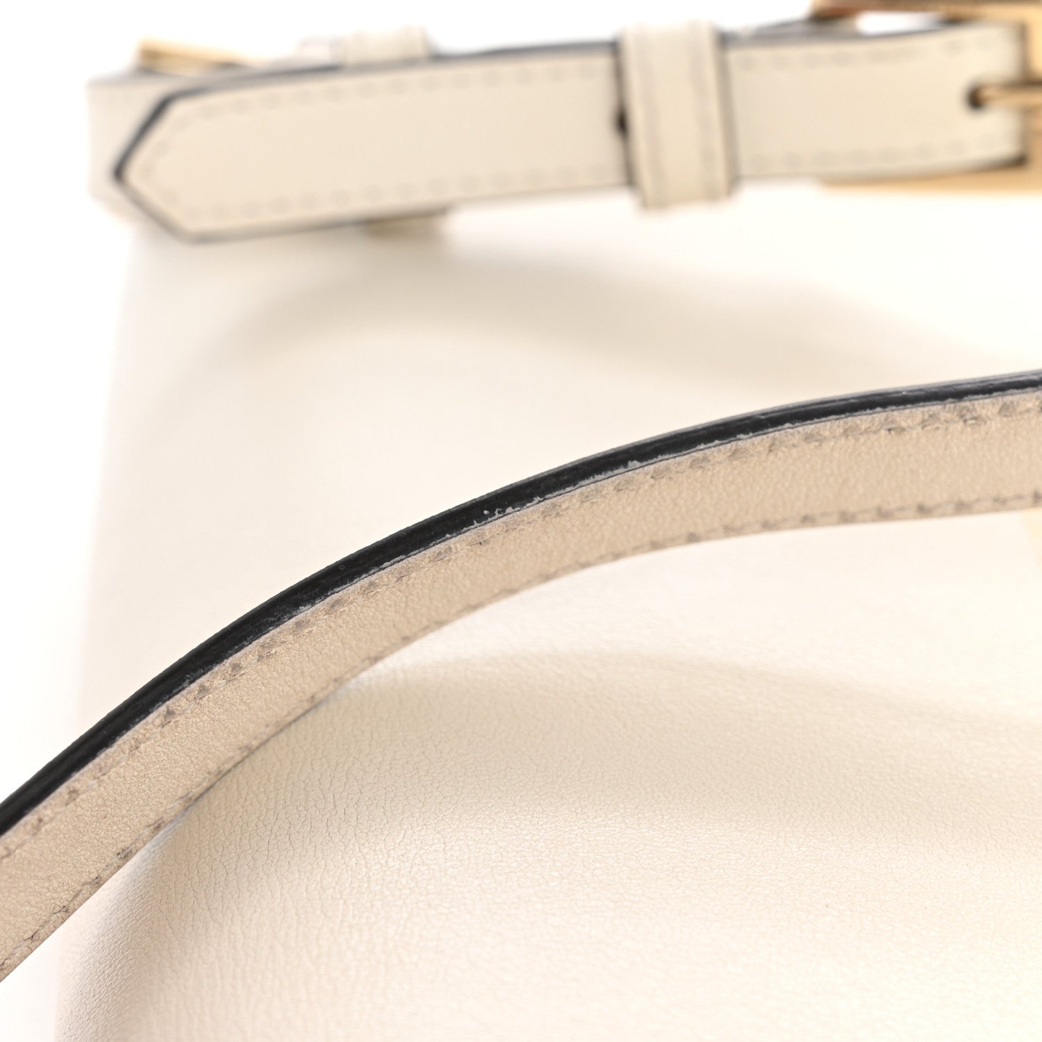 Jimmy Choo Calfskin Mini Avenue Shoulder Bag White 11 of 12
