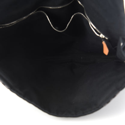 Hermes Canvas Herline Messenger Bag Black 5 of 9