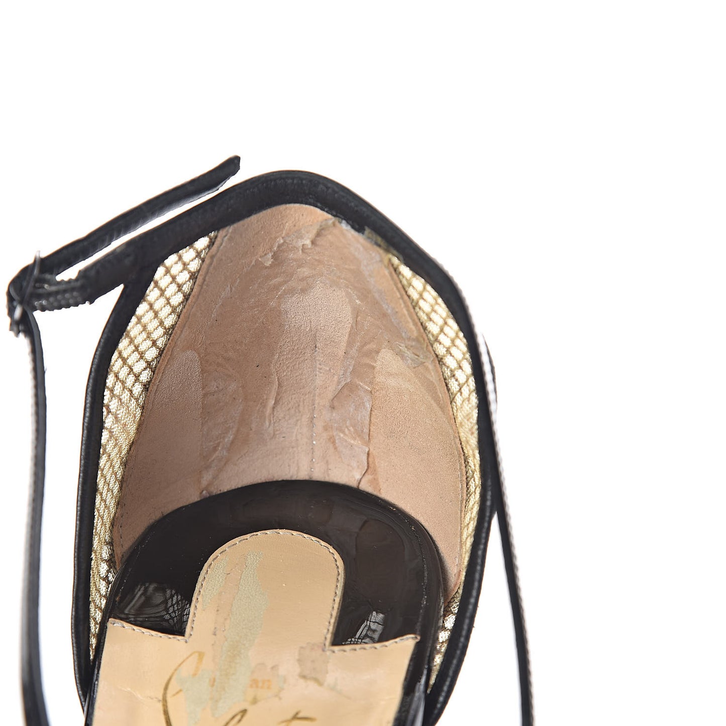 Patent Mesh Silkova 100 Sandals 40.5 Black
