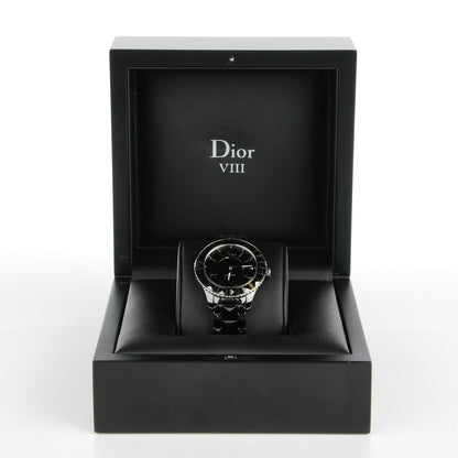 Christian Dior Stainless Steel Ceramic 38mm Dior VIII Automatic Watch Black 4 of 8