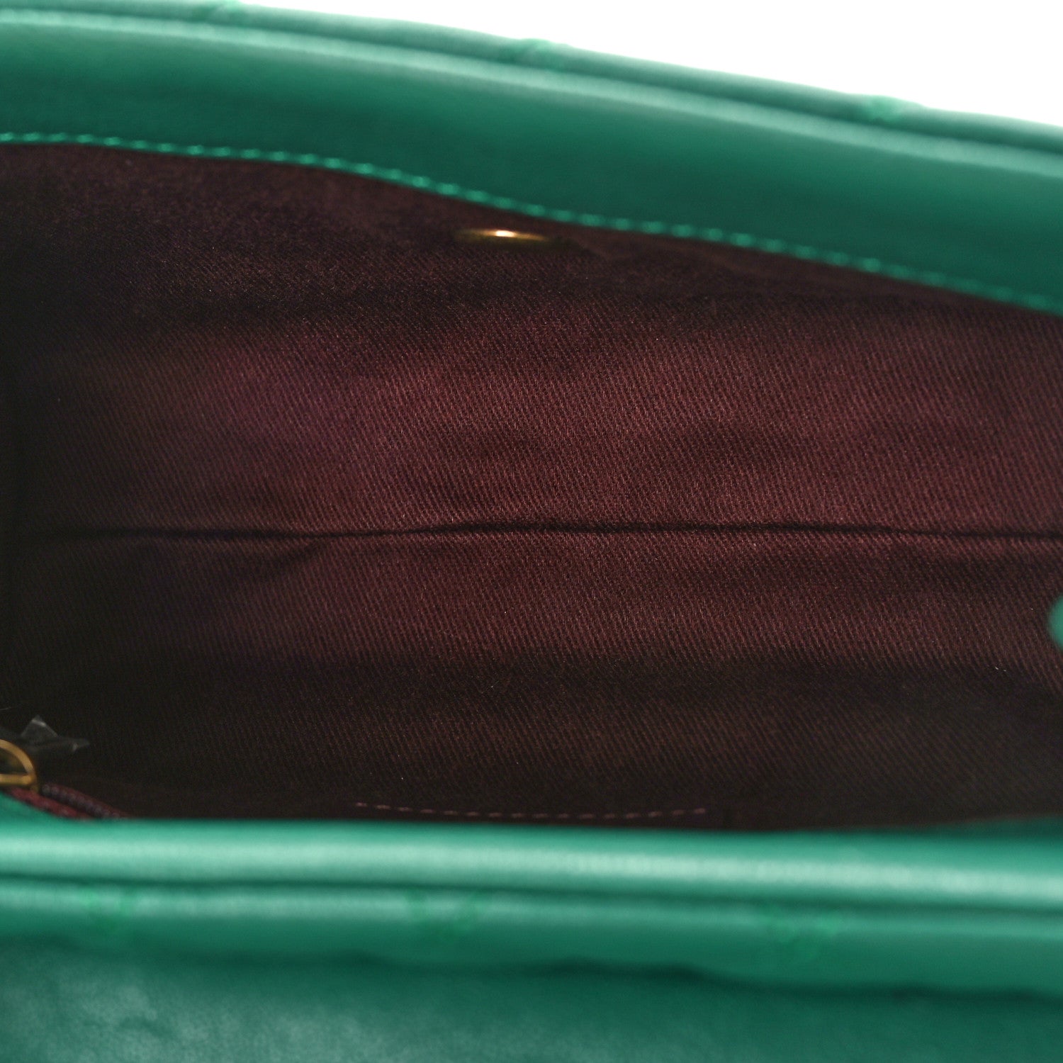 Chanel Shiny Sheepskin Quilted Mini Trapezio Flap Green 5 of 8