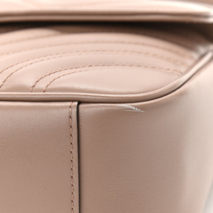 Gucci Calfskin Matelasse Small GG Marmont Shoulder Bag Porcelain Rose 11 of 11