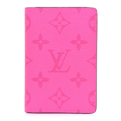 Louis Vuitton Taigarama Pocket Organizer NM Fuchsia 2 of 15