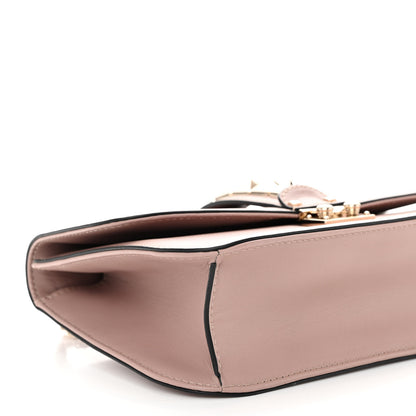 Valentino Garavani Vitello Medium Glam Lock Rockstud Flap Poudre 8 of 10