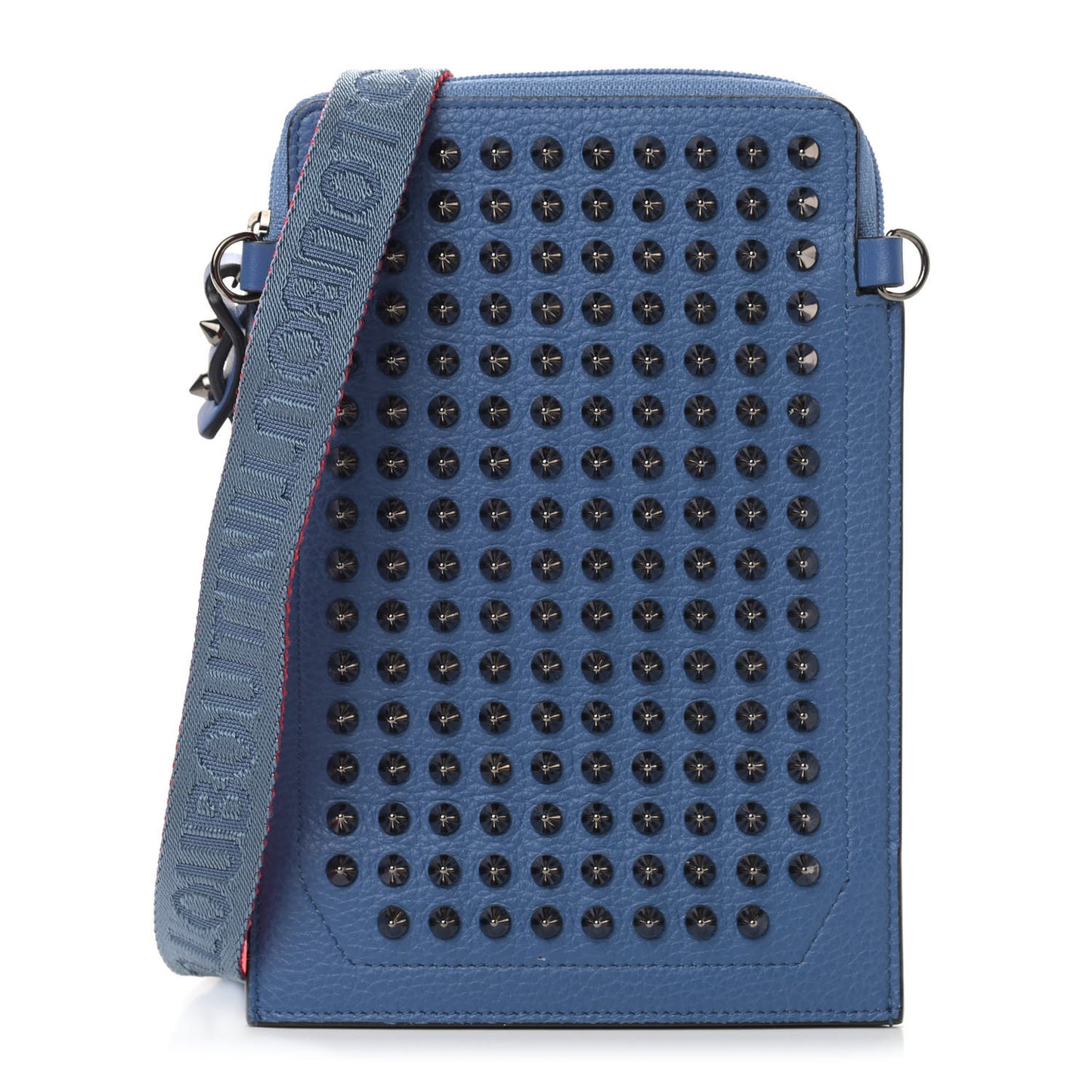 Empire Calfskin Spikes Loubilab Clutch Jeans