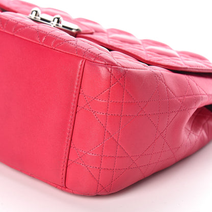 Christian Dior Lambskin Cannage Large Miss Dior Flap Fuchsia 9 of 9
