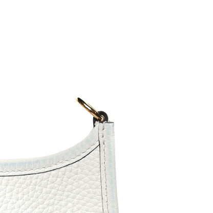 Hermes Taurillon Clemence Amazone Evelyne TPM New White 12 of 13