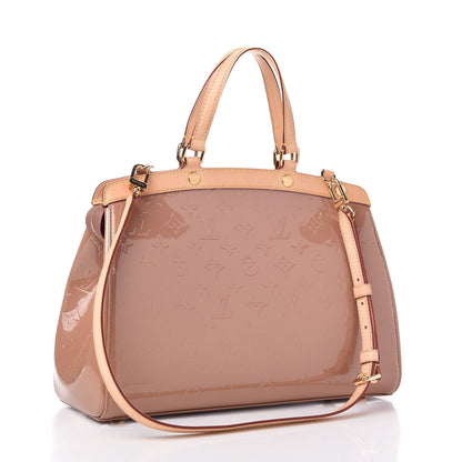 Louis Vuitton Vernis Brea MM Rose Velours 3 of 9