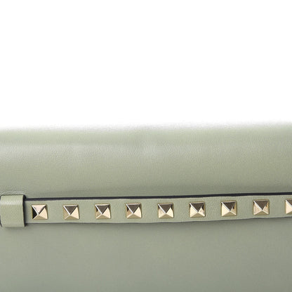 Valentino Garavani Nappa Rockstud Wristlet Clutch Green Tea Sorbet 8 of 8