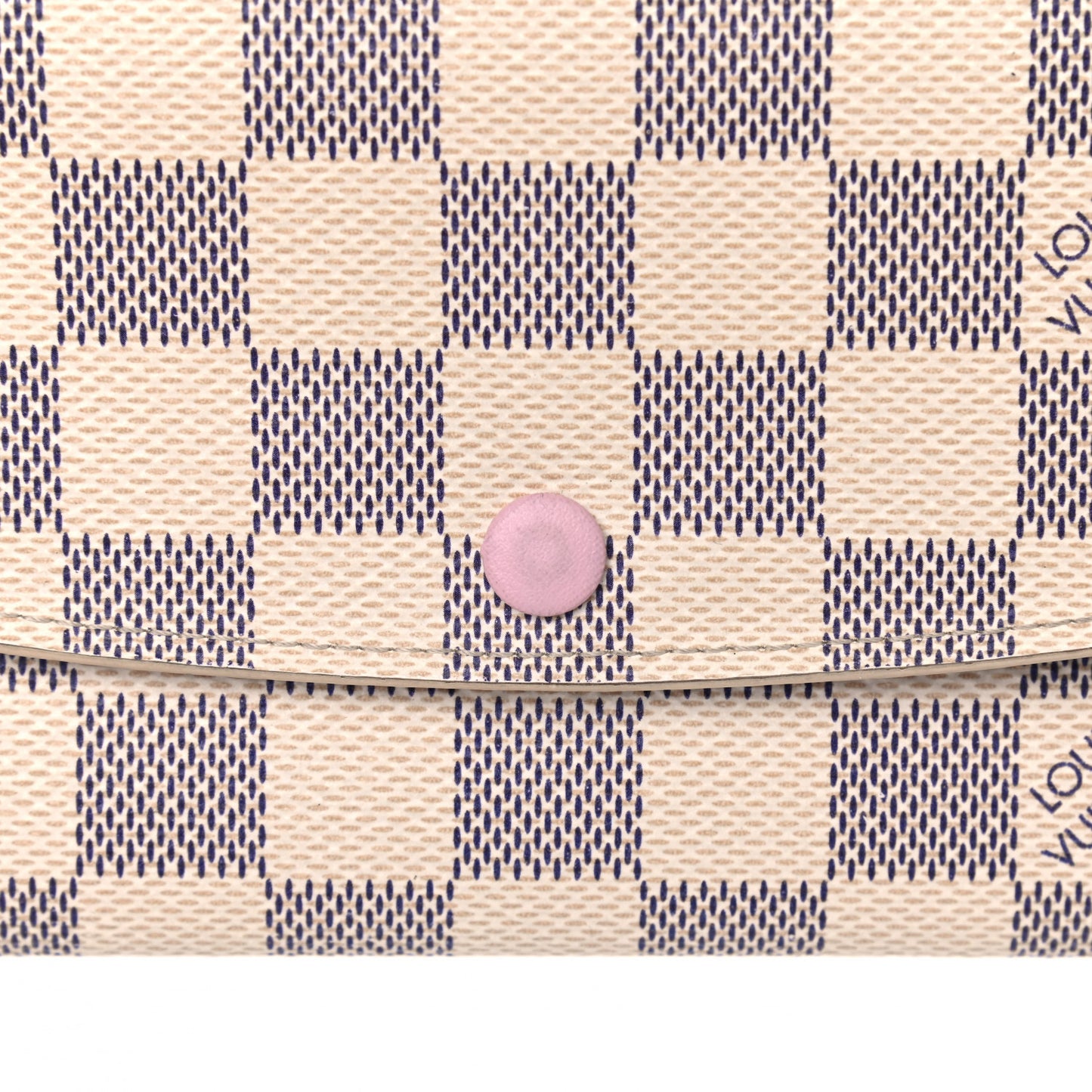 Damier Azur Emilie Wallet Rose Ballerine