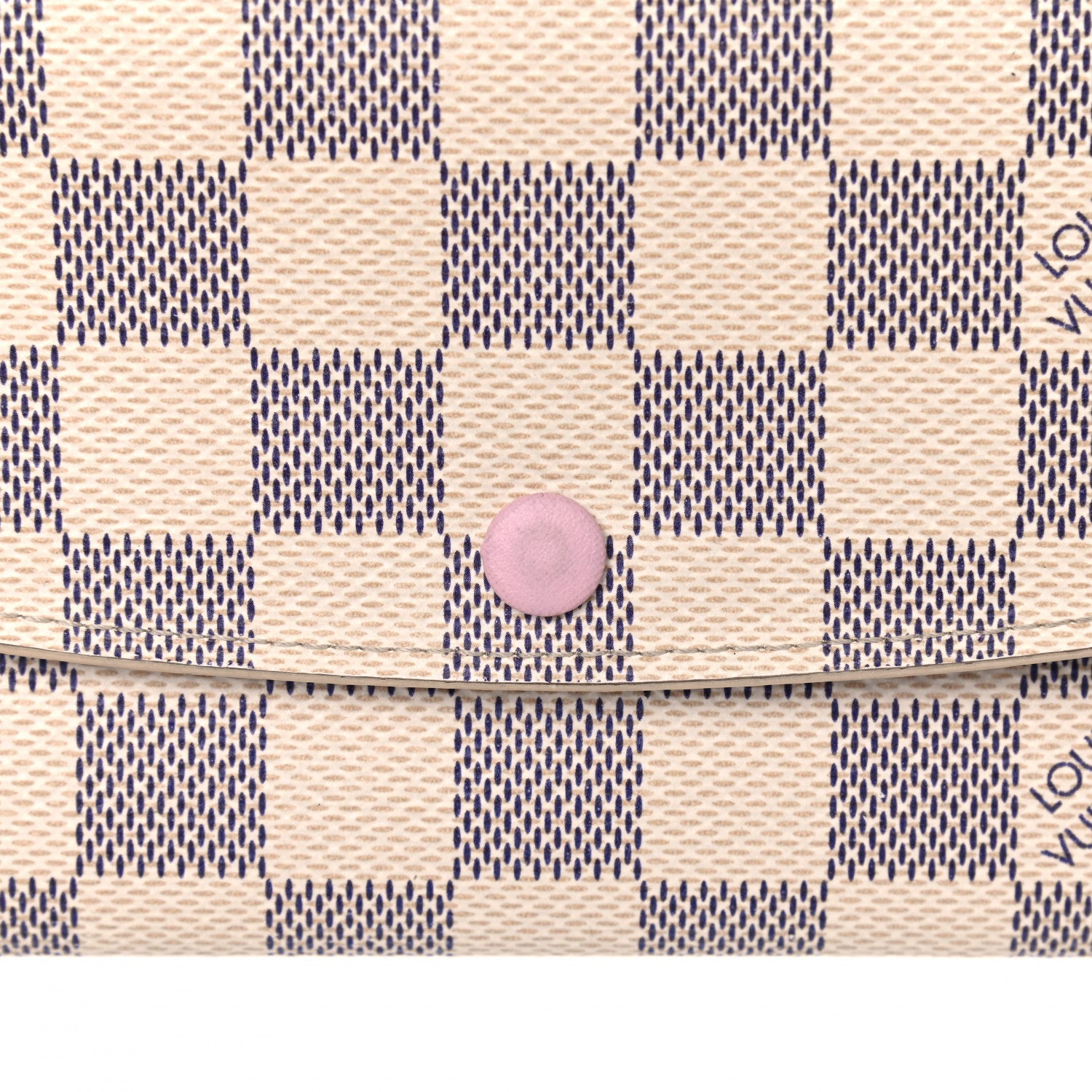 Louis Vuitton Damier Azur Emilie Wallet Rose Ballerine 6 of 8