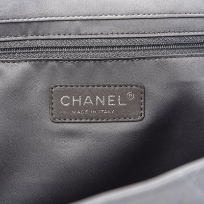 Chanel Lambskin Quilted Jumbo Coco Rain Flap Grey 8 of 12