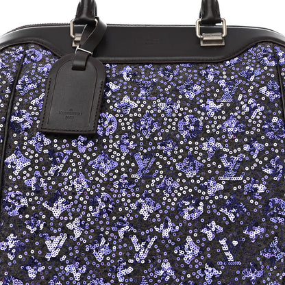 Louis Vuitton Sequin Monogram Sunshine Express North South Purple 8 of 10
