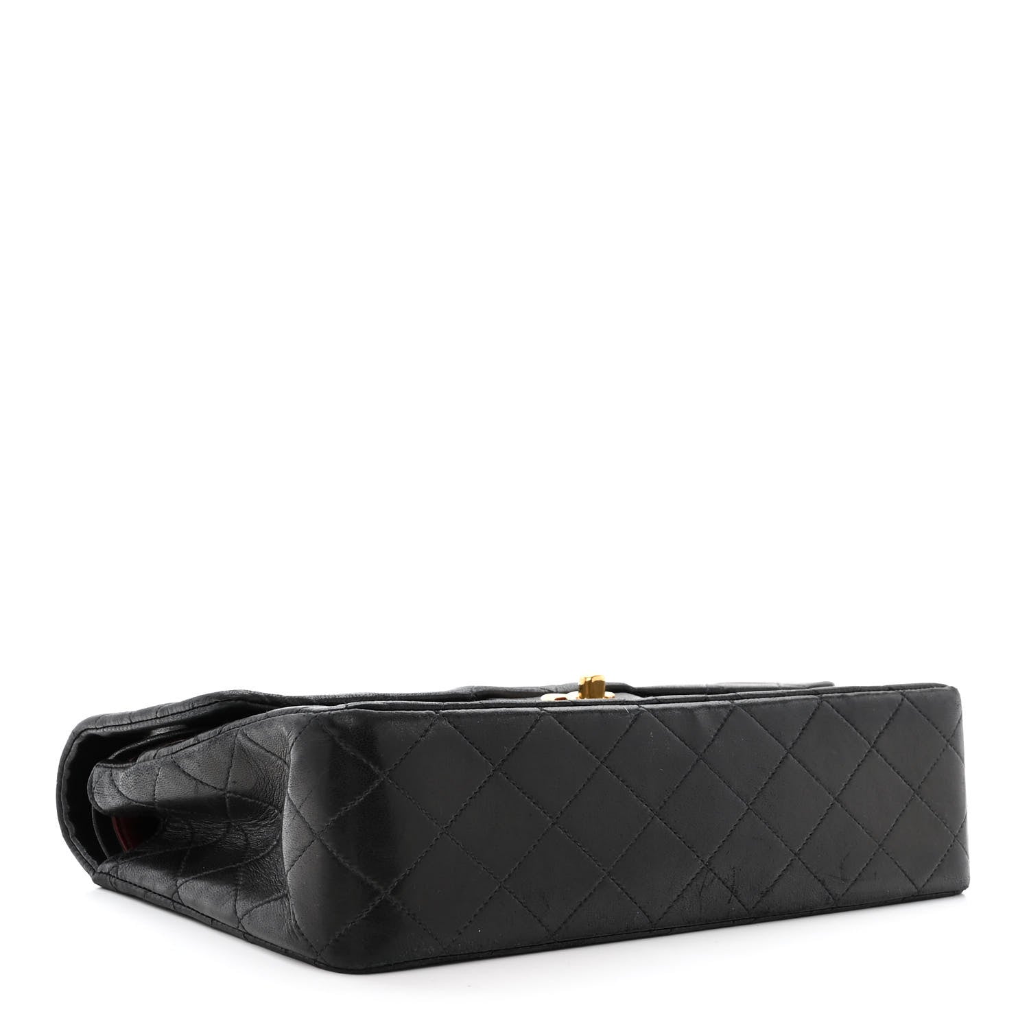 Chanel Lambskin Quilted Medium Double Flap Black 4 of 10
